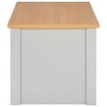 vidaXL Konferenčný stolík sivý 105x47x42 cm