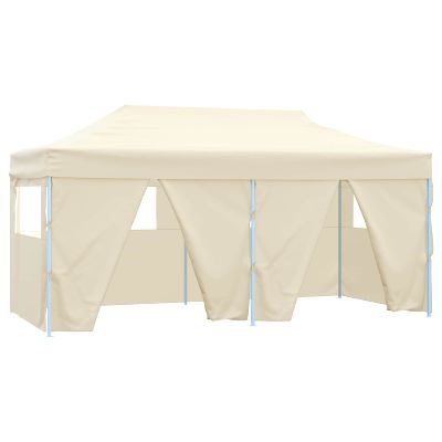 vidaXL Párty stan Krémová 291 x 580 x 315 cm Oxfordská látka