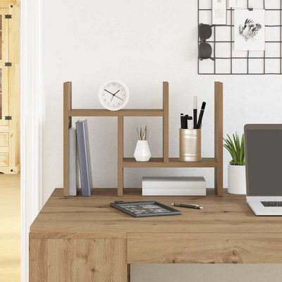 vidaXL Organizér na pult Remeselný dub 50 x 15,5 x 35,5 cm