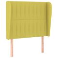 vidaXL Posteľný rám boxspring s matracom zelený 90x190 cm látka