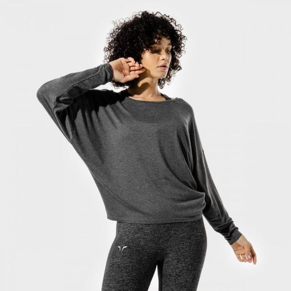 Dámske Tričko Batwing Top Black Marl - SQUATWOLF