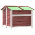 vidaXL Koterec pre psa mocha káva 96x87x80,5 cm borovicový masív