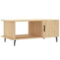 vidaXL Konferenčný stolík dub sonoma 90x50x40 cm kompozitné drevo