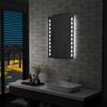 vidaXL Kúpeľňové nástenné zrkadlo s LED osvetlením 60x80 cm