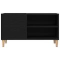 vidaXL Skrinka na gramofónové platne 84,5 x 38 x 48 cm Čierny dub
