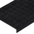 vidaXL Schodiskové stupne 5 ks 25x75 cm guma