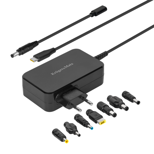 Zdroj univerzálny Kruger&Matz KM1450-90 90W Power Delivery 7 koncoviek Adaptér pre notebooky