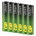Alkalická batéria GP Ultra Plus LR03 (AAA), 6 ks
