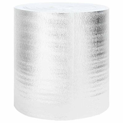 vidaXL Reflexná fólia za radiátor Strieborná 15 x 0,5 m Polyetylén