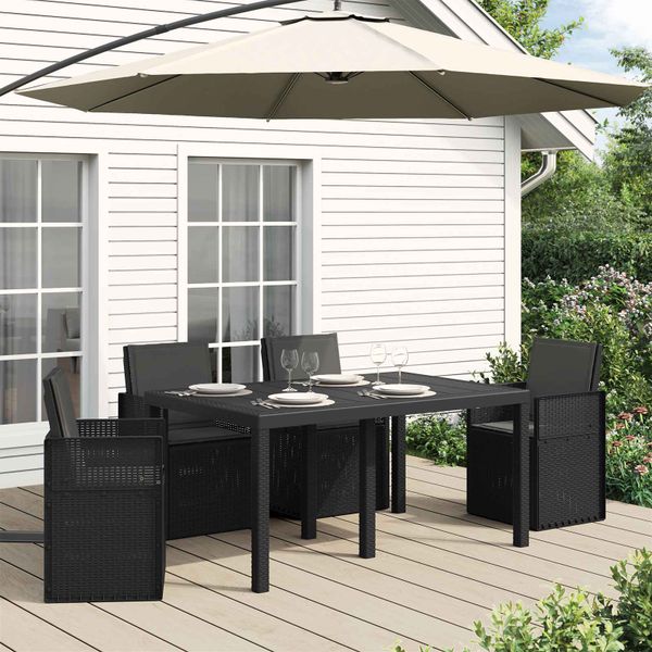 vidaXL Sedadlové a zadné vankúše 4 pcs Antracitová 47 x 45 x 2 cm