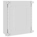 vidaXL Ovládacia skriňa Sivá 57 x 23 x 60 cm ABS plast