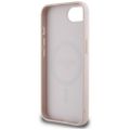 Guess HC MagSafe PU 4G Circle with Classic Logo case for iPhone 16e Pink