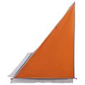 vidaXL Stan na zadné dvere auta 190 x 150 x 185 cm Šedá a oranžová