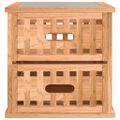 vidaXL Nočné stolíky 2 ks 34x34x34 cm orechový masív