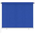 vidaXL Vonkajšia zatemňovacia roleta 185 (Š) x 140 (V) cm modrá HDPE