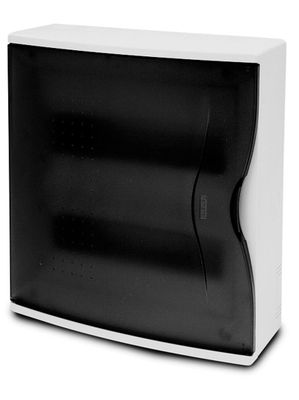 Rozvádzač NUOVA 3624 IP40, 24mod., na omietku, priehl. dvere, 350x310x110mm