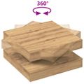 VidaXL Konferenčný stolík otočný o 360stupňov dub artisan 70x70x34,5cm