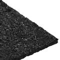 vidaXL Pad z gumových granúl na dvor Čierny 6 x 9 x 0,3 cm Guma