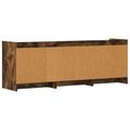 vidaXL TV skrinka 130 x 33 x 47 cm Dymový dub Kompozitné drevo
