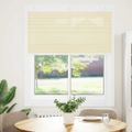 vidaXL plisovaná roleta krémová 115x100 cm Šírka látky 114,4 cm