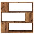 vidaXL Skriňa na knihy/Izbový prepážka Old Wood 100x24x94 cm