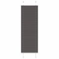 vidaXL plisovaná roleta čierna 50x150 cm Šírka látky 49,4 cm