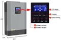 FVE Solárny striedač menič Off-Grid MPS-5500H ESB 5,5 kW-48