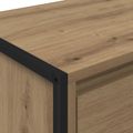 vidaXL TV skrinka 100 x 36 x 49.5 cm Remeselnícky dub Kompozitné drevo