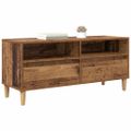 vidaXL TV skrinka 100 x 34,5 x 44,5 cm Staré drevo Kompozitné drevo