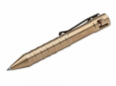 Böker Plus 09BO063 K.I.D. cal .50 Brass taktické pero 10,9 cm, mosadz