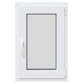 vidaXL Otočné a sklopné okno do suterénu RISOR 50 x 75 cm PVC a sklo