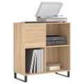 vidaXL Skrinka na platne dub sonoma 84,5x38x48 cm kompozitné drevo