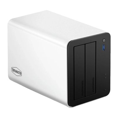 TERRAMASTER F2-425 Plus – NAS súborový server s procesorom Intel N5095, 4 GB RAM, 2 pozície
