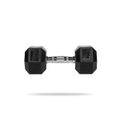 Hexagonálna jednoručka - GymBeam, čierna, 4 kg, oceľ
