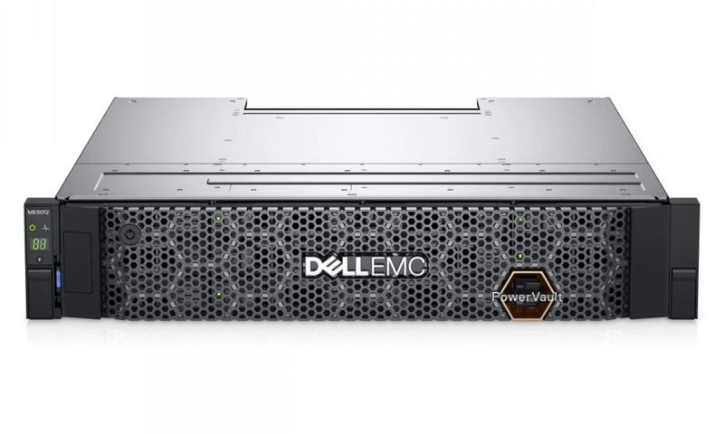 DELL Storage PowerVault ME5012/ SAS/ iSCSI/ FC/ 4x 1.92TB SSD + 4x 8TB 7.2k SAS/ 3Y PS NBD on-site Sítové úložište, šasi pro 12× 3,5" disky, 4× 8TB 7,2k SAS, 4× 1,92TB SSD, 580W, 3Y PS NBD on-site
