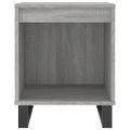 vidaXL Nočné stolíky 2 ks sivý dub sonoma 40x35x50 cm kompozitné drevo