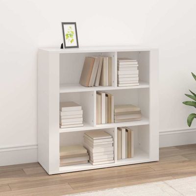 vidaXL Komoda biela 80x30x80 cm spracované drevo