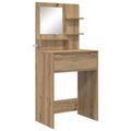 vidaXL Toaletné stolíky do spálne Remeselný dub 80 x 39,6 x 135 cm