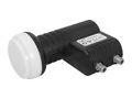 LNB Twin 0,1 dB, LTC LXSAT402, čierna