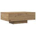 vidaXL Konferenčný stolík dub artisan 85x55x31 cm kompozitné drevo