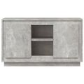 vidaXL Komoda betónovo sivá 102x35x60 cm spracované drevo