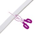 vidaXL Samolepiaca penová páska 20 ks Biela 20mm x 5m CR Pena