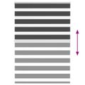 vidaXL Zebra roleta čierna 110x150 cm šírka látky 105,9cm polyester