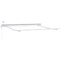 vidaXL Automaticky zaťahovacia markíza s LED vínová 300x250 cm