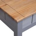 vidaXL Konferenčný stolík, sivý 100x60x43,5 cm, borovica Panama Range