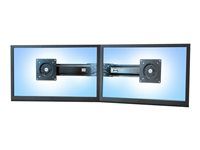 Montážna súprava (rúčka, montáž duálneho monitora) - pre 2 LCD displeje - čierna - veľkosť obrazovky: 17"-24" - pre P/N: 45-353-026