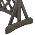 vidaXL Vertikálny záhradný trellis Sivá 48 x 30 x 70,5 cm
