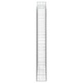 vidaXL Oblúkový gabionový kôš 3 ks 200x30x220/240cm pozinkované železo