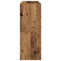 vidaXL Stojany na topánky 2 ks stohovateľné staré drevo 89,5x30x40 cm