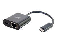 Black - Sieťový adaptér - USB-C - Gigabit Ethernet x 1 - čierna